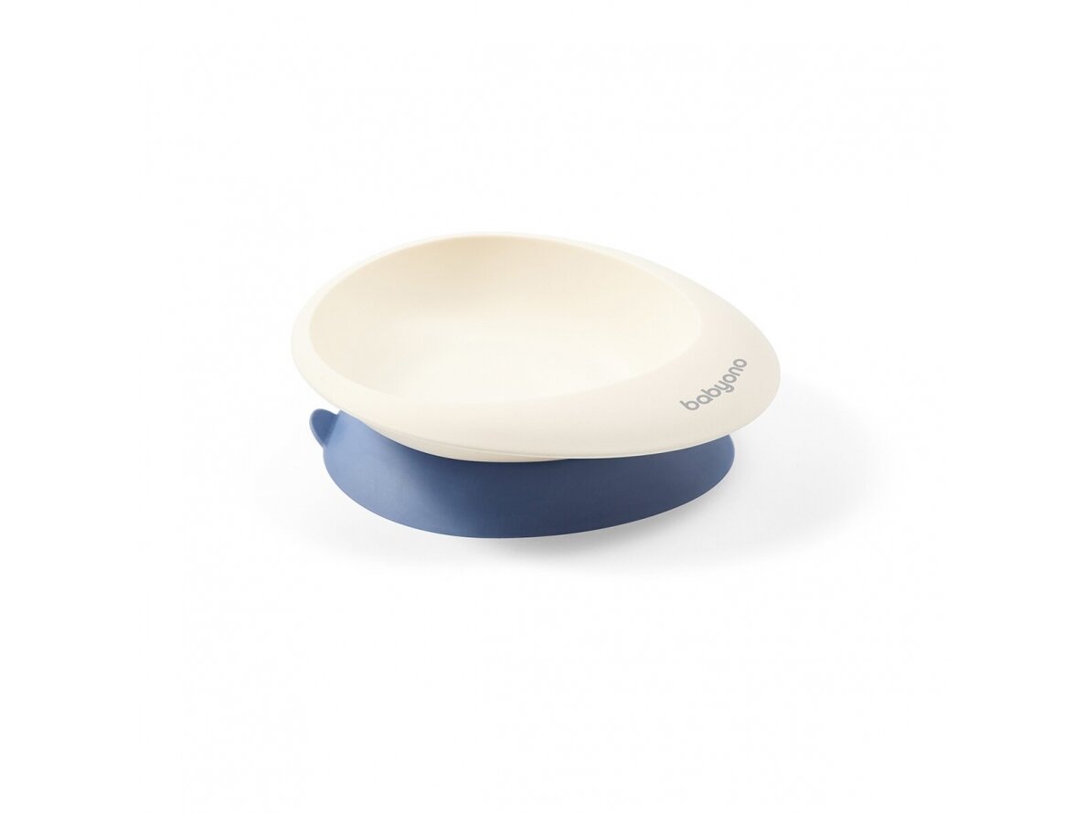 Baby suction bowl with spoon, blue, 1077 1 Baby suction bowl with spoon, blue, 1077 1
