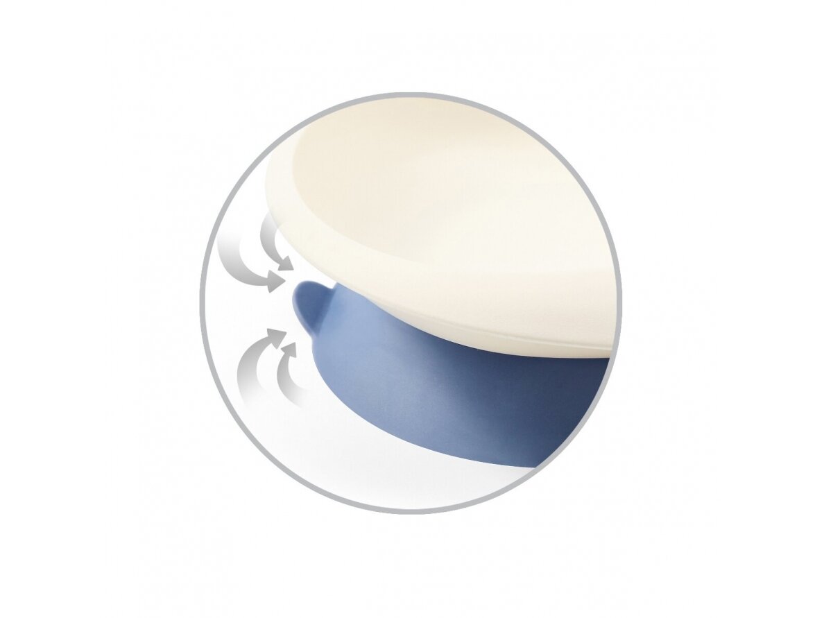 Baby suction bowl with spoon, blue, 1077 3 Baby suction bowl with spoon, blue, 1077 3
