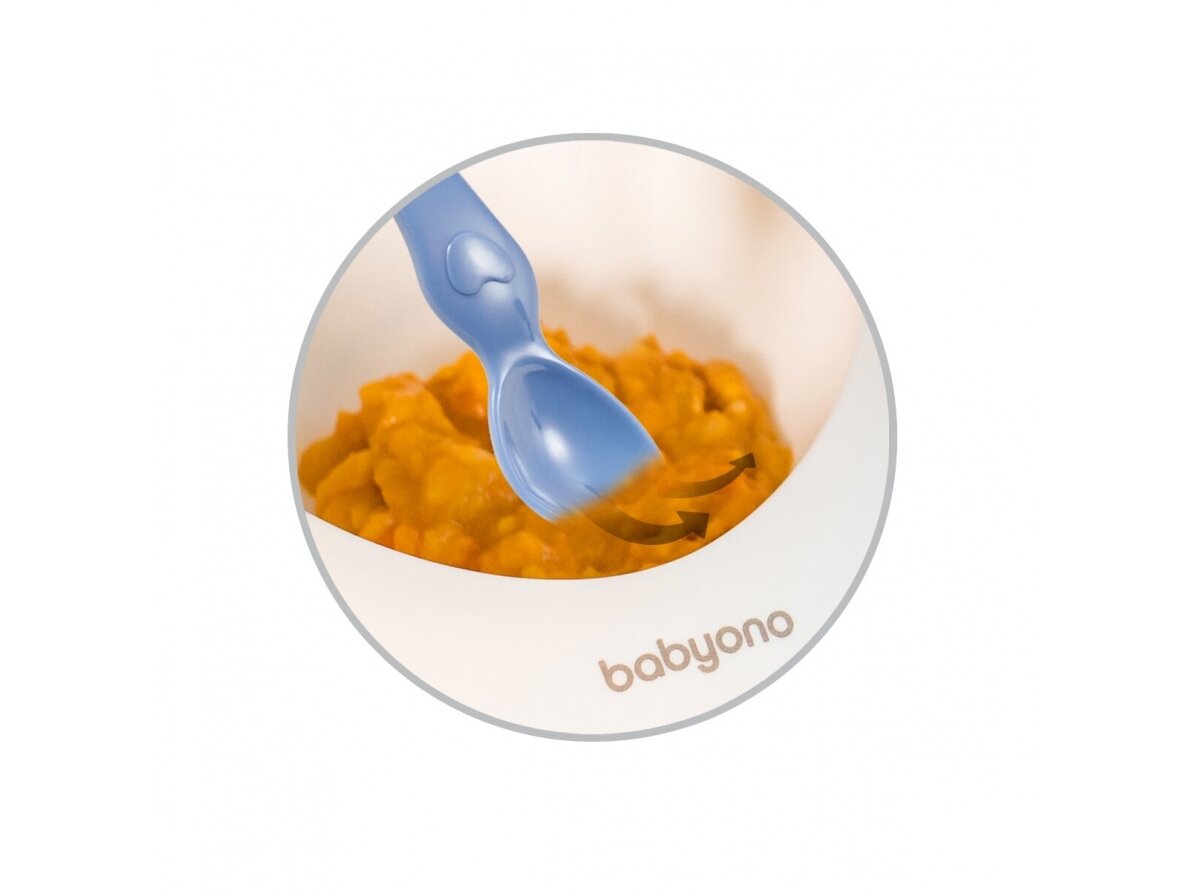 Baby suction bowl with spoon, blue, 1077 5 Baby suction bowl with spoon, blue, 1077 5