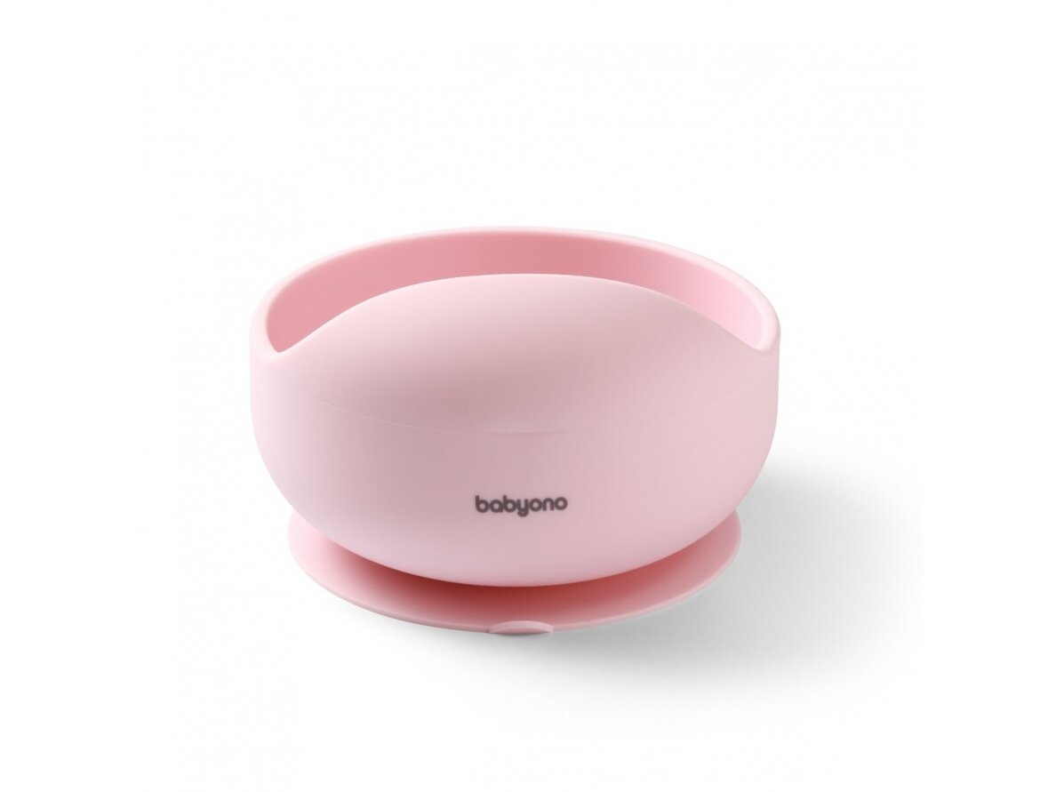 Babyono silicone suction bowl pink 1481/02 2 Babyono silicone suction bowl pink 1481/02 2