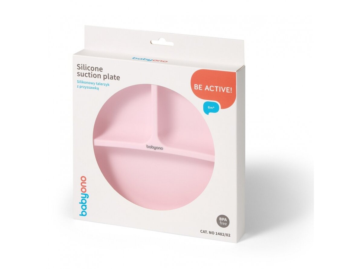 Babyono silicone suction bowl blue 1482/02 1 Babyono silicone suction bowl blue 1482/02 1