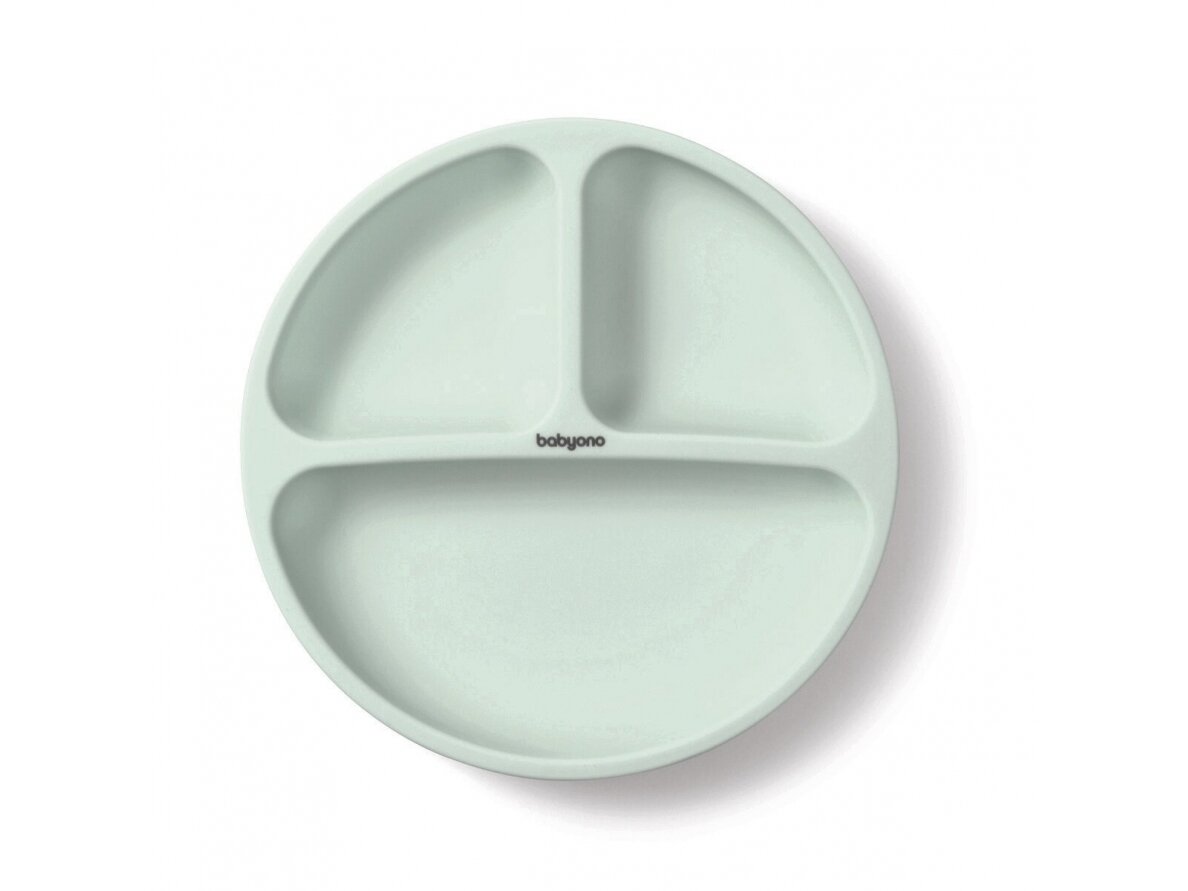 Babyono silicone suction bowl mint 1482/03 Babyono silicone suction bowl mint 1482/03