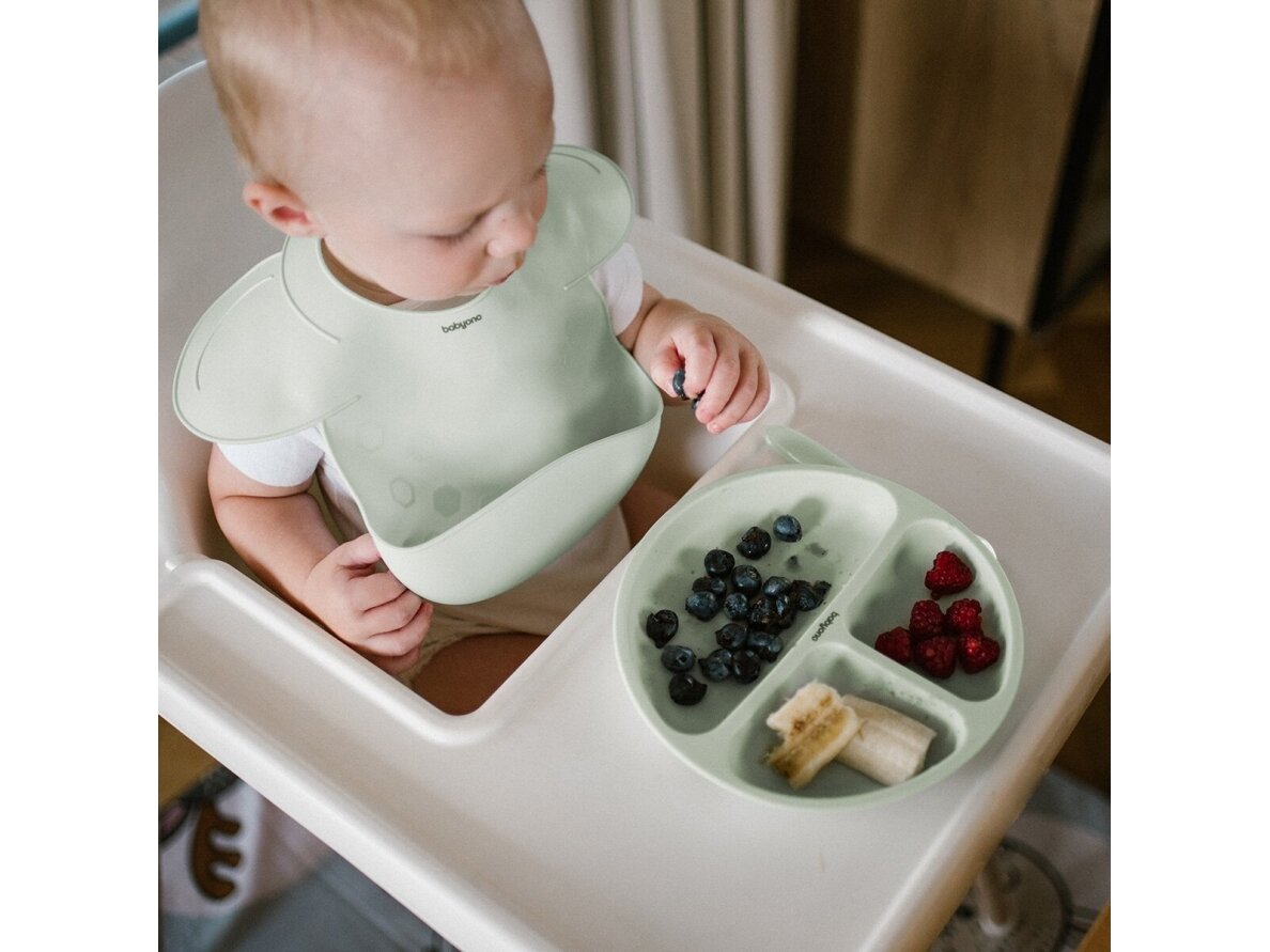 Babyono silicone suction bowl mint 1482/03 5 Babyono silicone suction bowl mint 1482/03 5