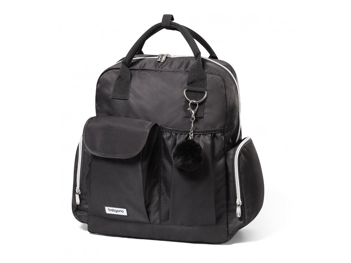 BabyOno backpack for mother / POM POM pram/stroller 1448