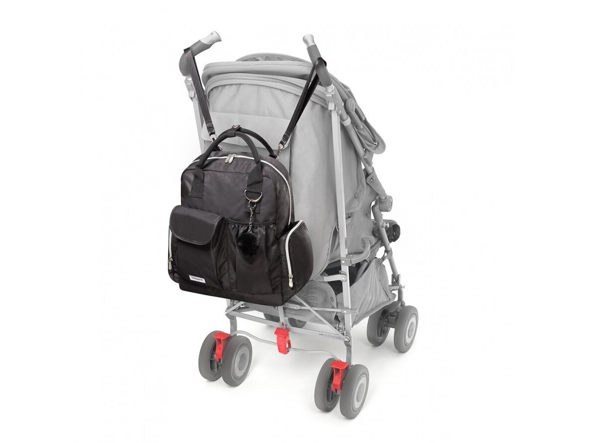 BabyOno backpack for mother / POM POM pram/stroller 1448 5