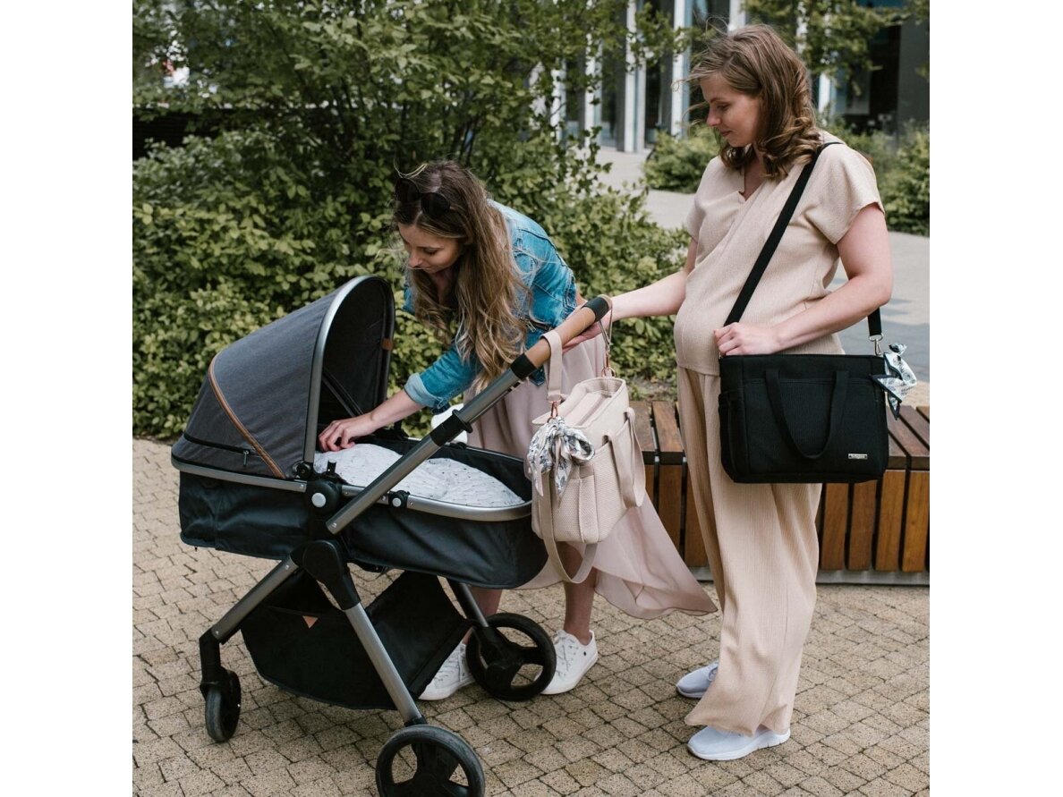 Babyono Mummy bag for the stroller black CARMEN 1571/01 9