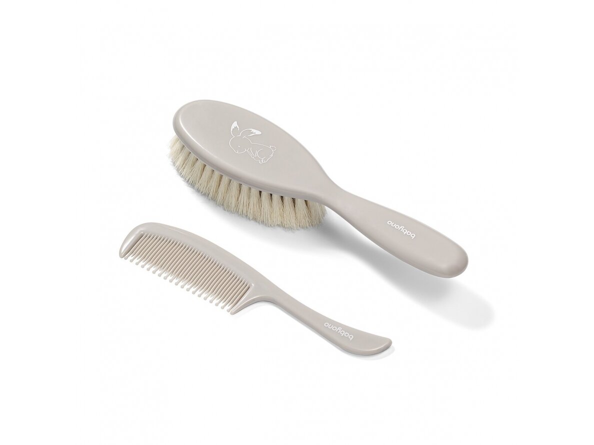 Babyono super soft hair brush. Natural, super soft bristle grey 568/03 Babyono super soft hair brush. Natural, super soft bristle grey 568/03