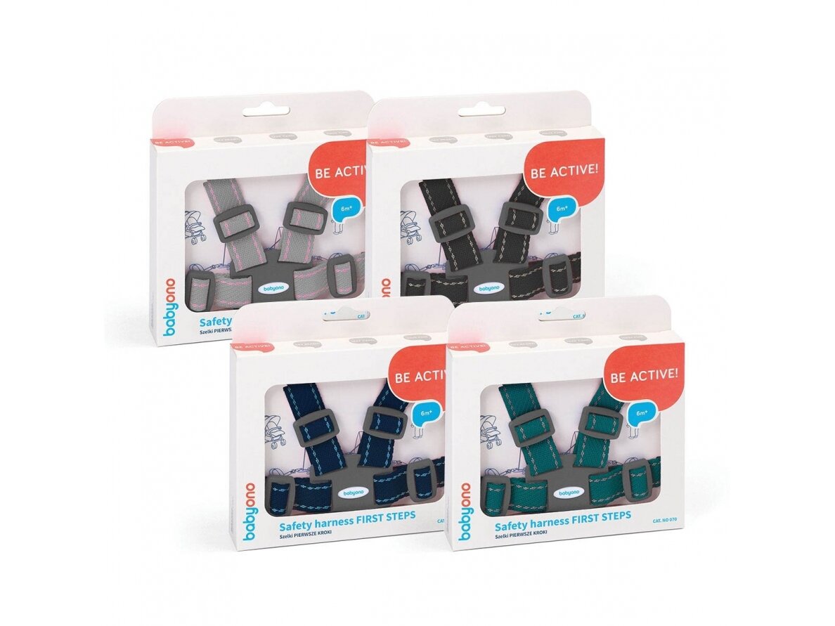 Babyono saferty harness FIRST STEPS green 070/03 1 Babyono saferty harness FIRST STEPS green 070/03 1