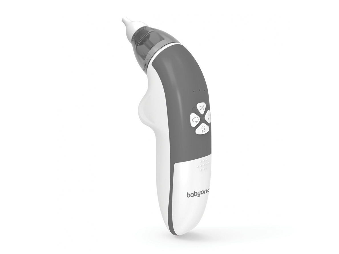Battery powered nasal aspirator