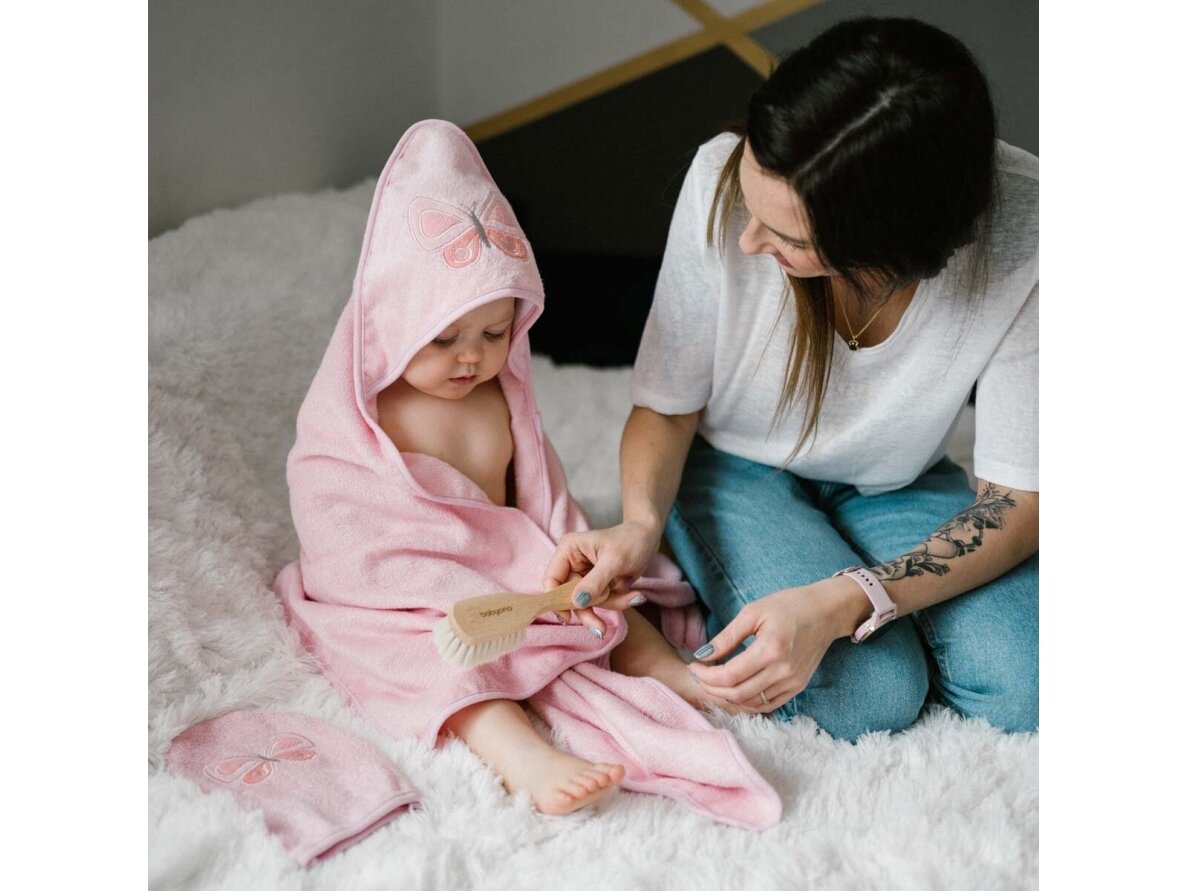 Bamboo bath washer for children and infants pink 347/07 2 Bamboo bath washer for children and infants pink 347/07 2