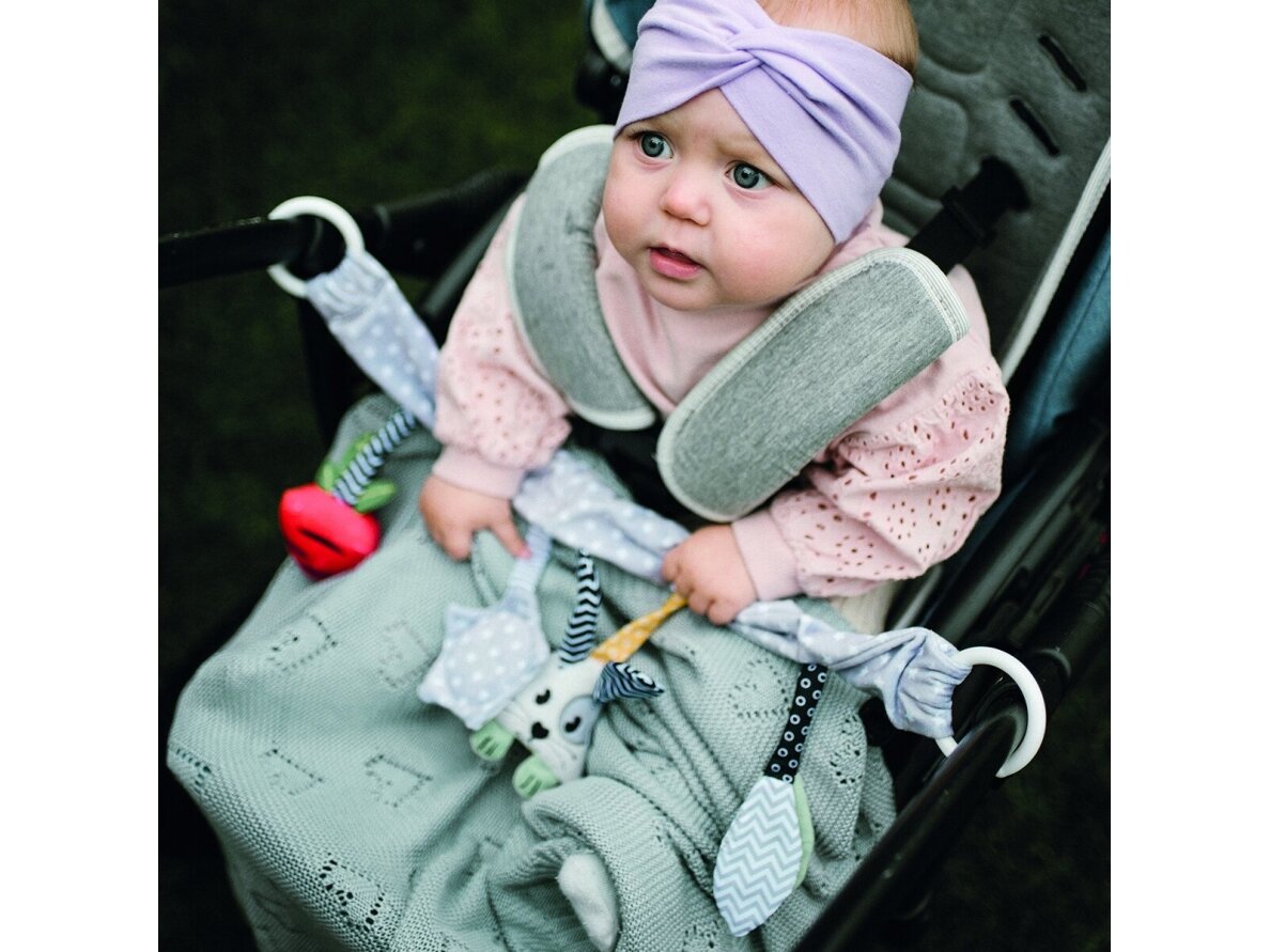 Babyono bamboo knitted blanket blue 1478/02 4 Babyono bamboo knitted blanket blue 1478/02 4