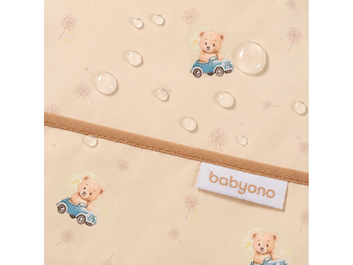Babyono baby apron beige 1641/04 2 Babyono baby apron beige 1641/04 2