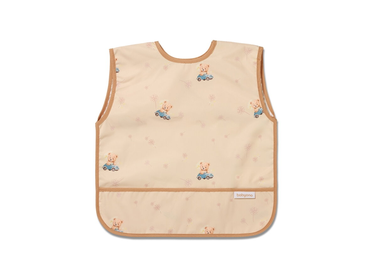 Babyono baby apron beige 1641/04 Babyono baby apron beige 1641/04