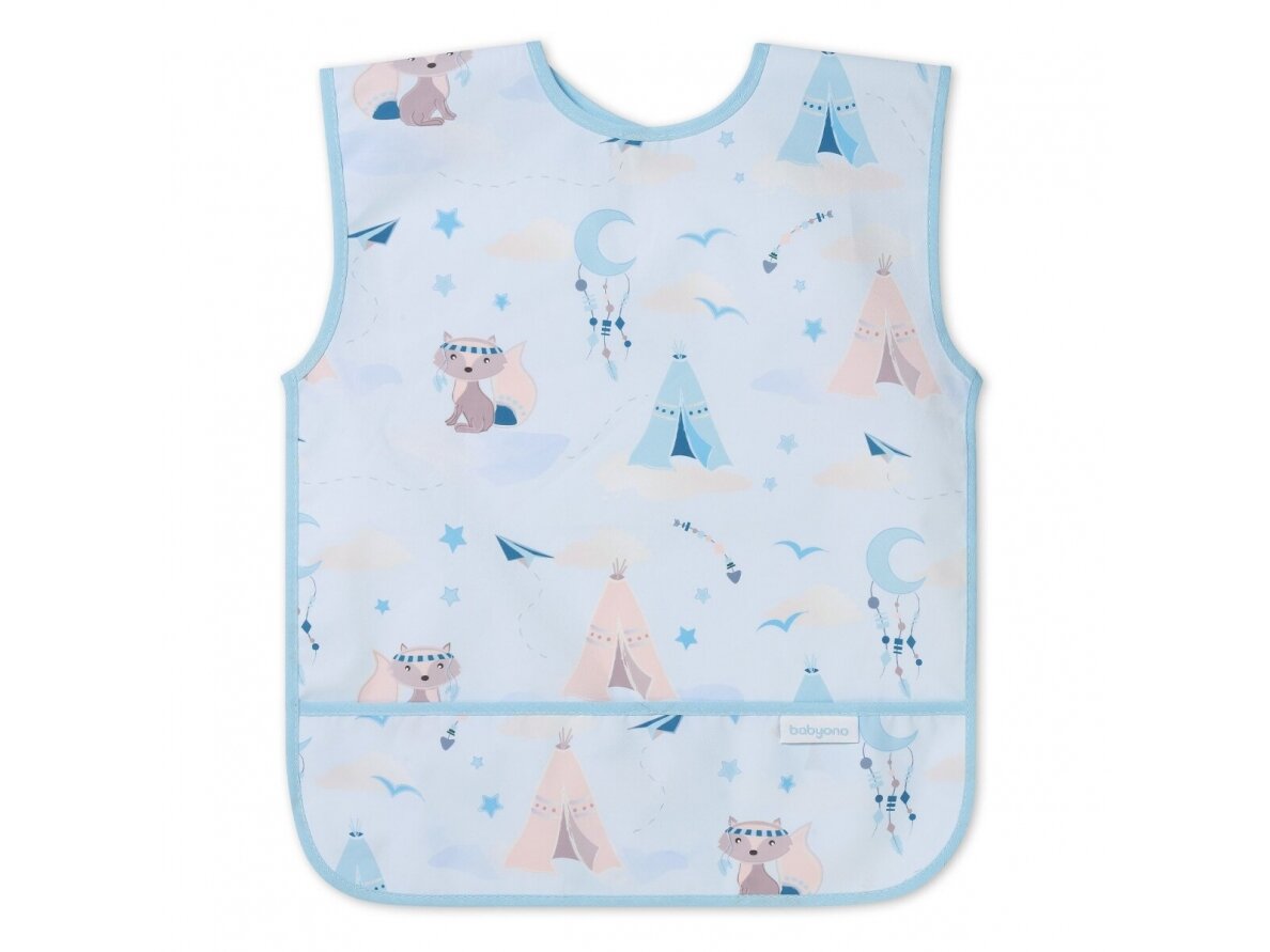 Babyono apron raccoon blue 1642/01