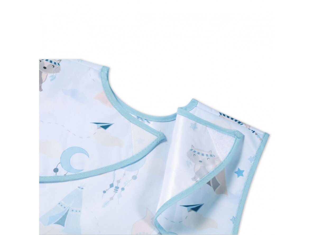Babyono apron raccoon blue 1642/01 1 Babyono apron raccoon blue 1642/01 1