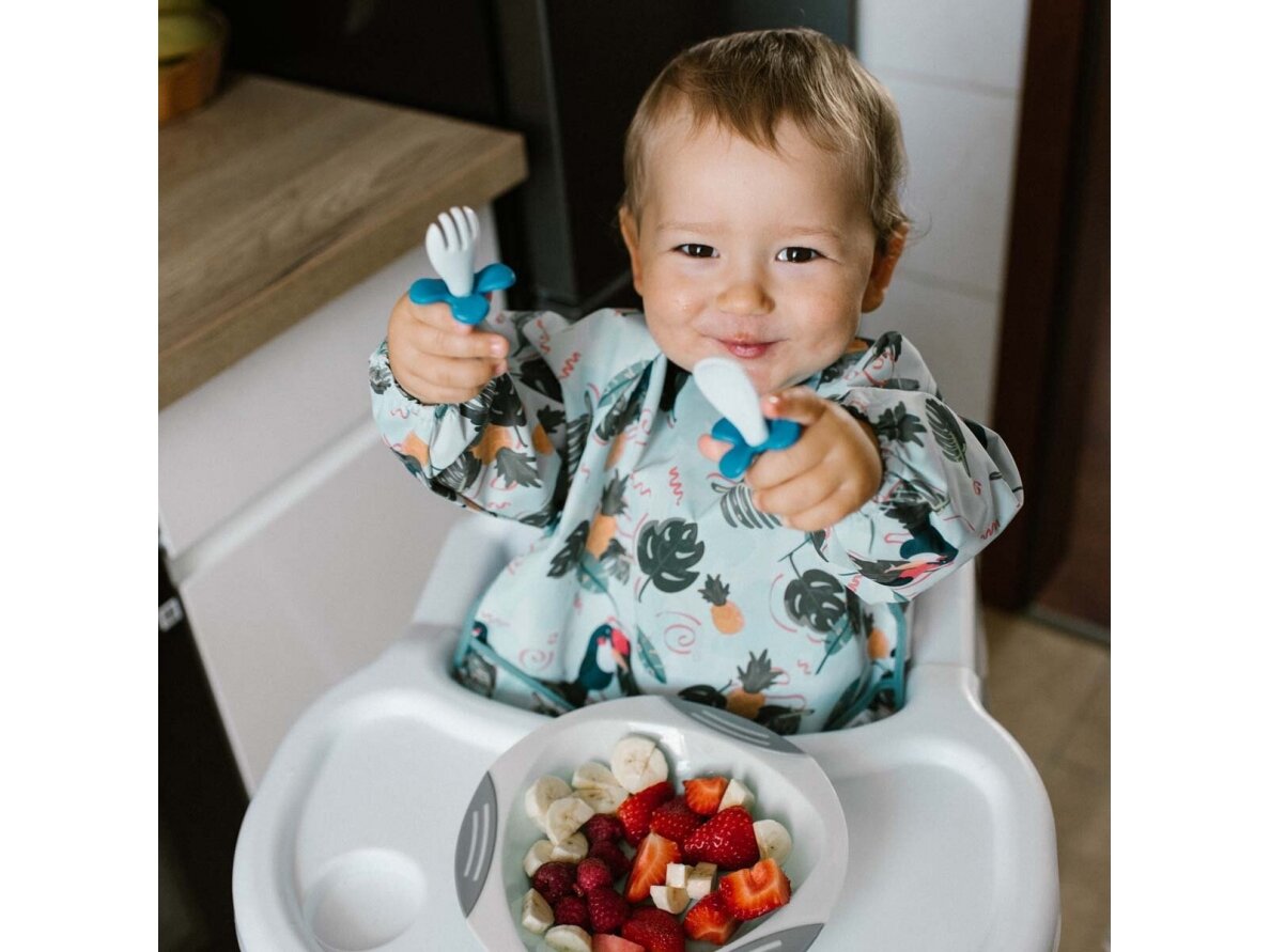 BabyOno sleeved bib, a parrot, 1476/02 7 BabyOno sleeved bib, a parrot, 1476/02 7