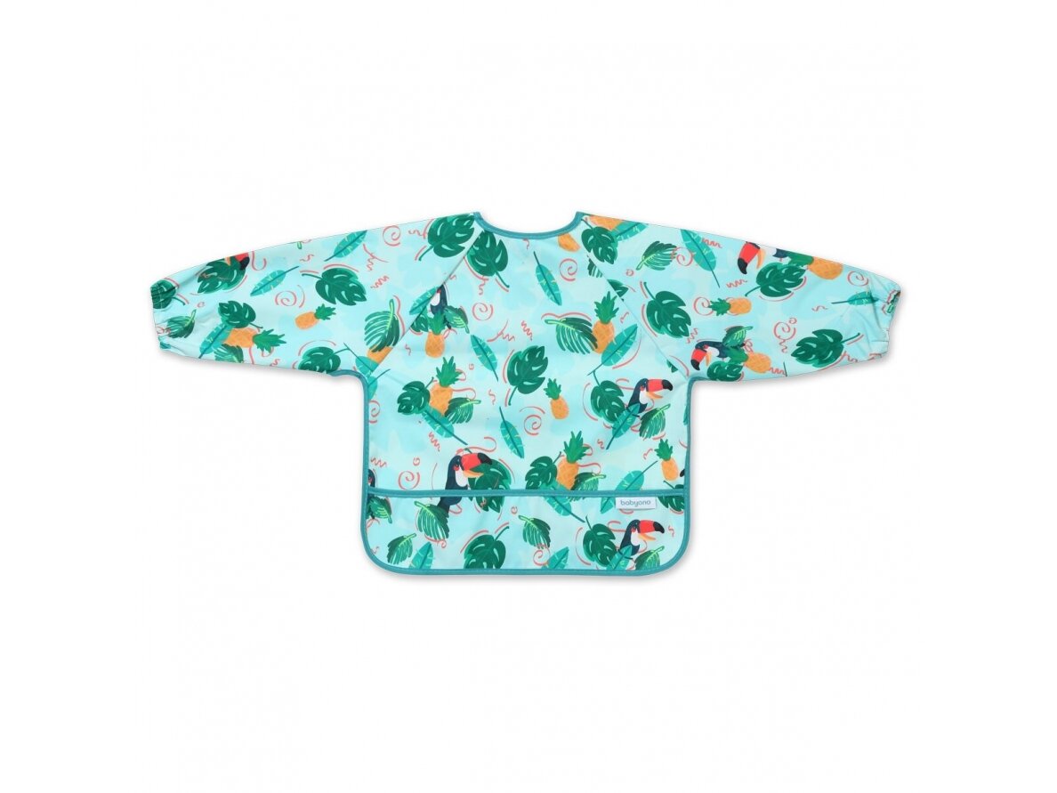 BabyOno sleeved bib, a parrot, 1476/02 BabyOno sleeved bib, a parrot, 1476/02