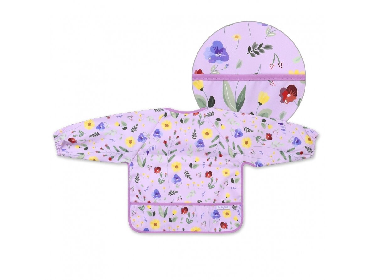 BabyOno sleeved bib, garden, 1476/01 4 BabyOno sleeved bib, garden, 1476/01 4