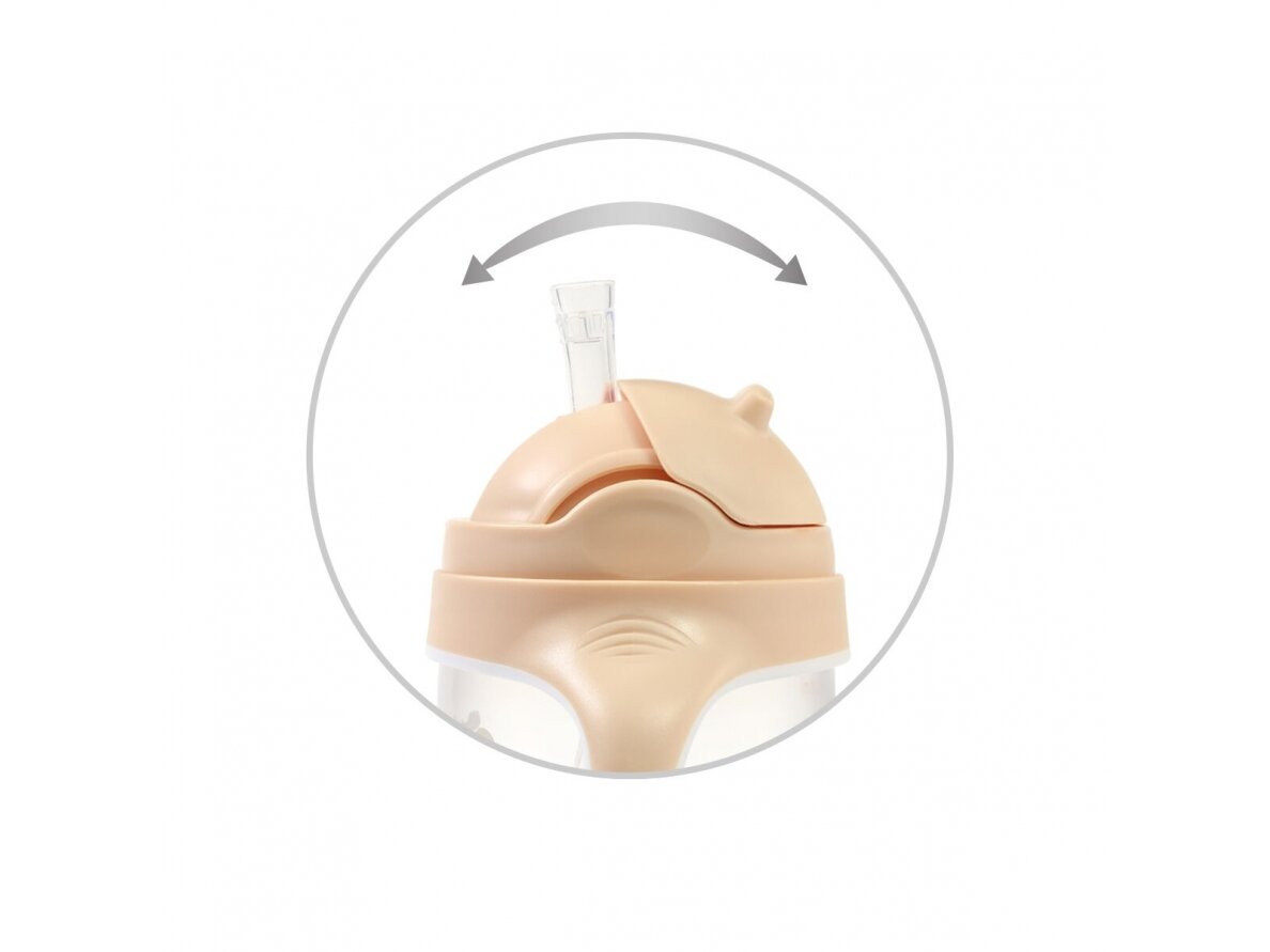 Babyono sippy cup with weighted straw brown 1464/04 4 Babyono sippy cup with weighted straw brown 1464/04 4