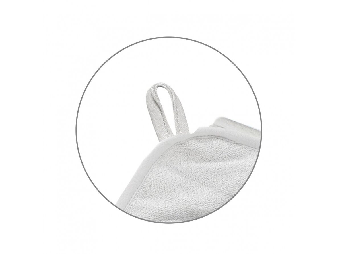 Babyono bamboo hooded towel 100x100 cm grey 1553/03 2 Babyono bamboo hooded towel 100x100 cm grey 1553/03 2