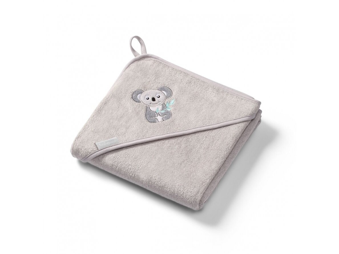 Babyono bamboo hooded towel grey NATURAL BAMBOO 100X100 346/06 Babyono bamboo hooded towel grey NATURAL BAMBOO 100X100 346/06