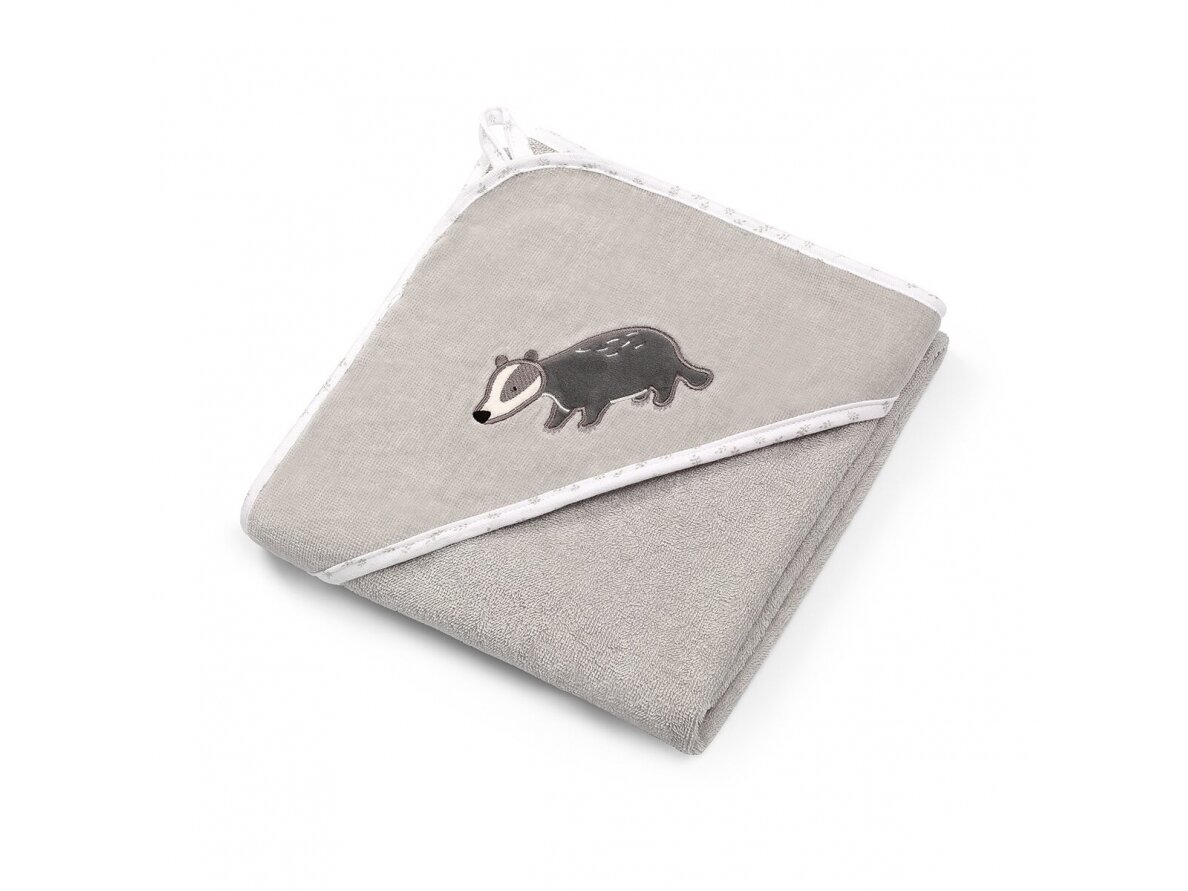 Velour hooded towel blue 100 x 100 grey Velour hooded towel blue 100 x 100 grey