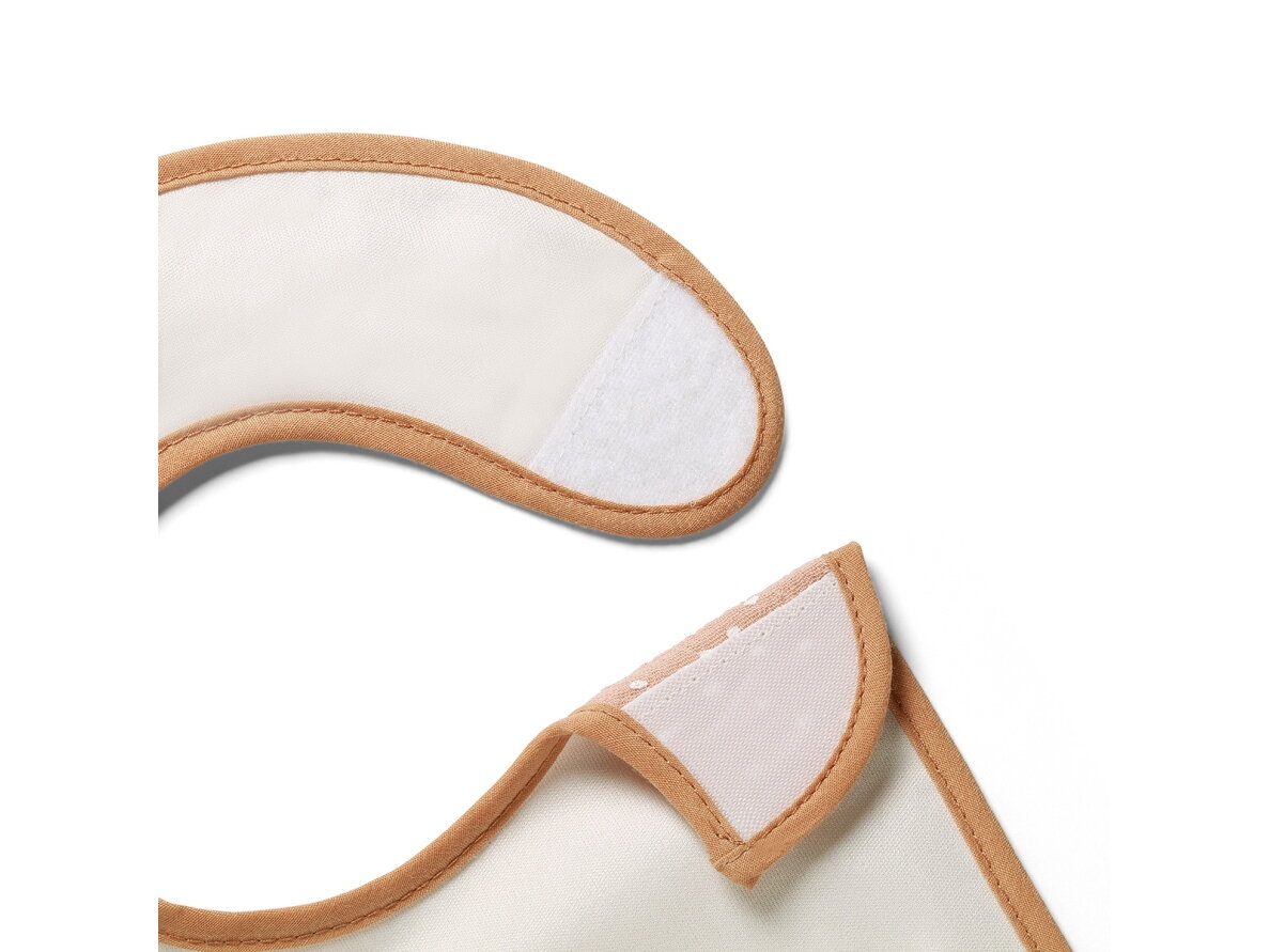 Babyono muslin bib brown 1725/01 2