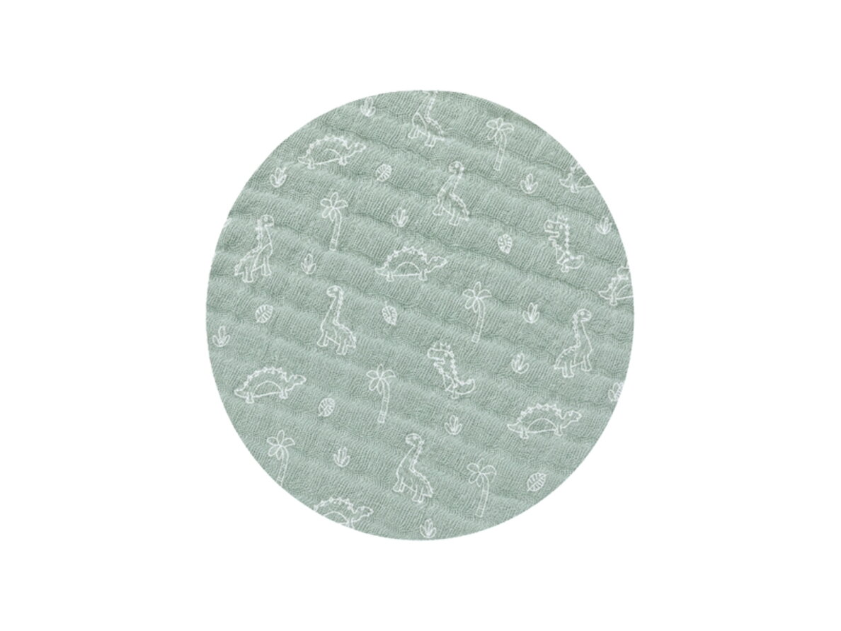 Babyono muslin bib green 1725/02 2