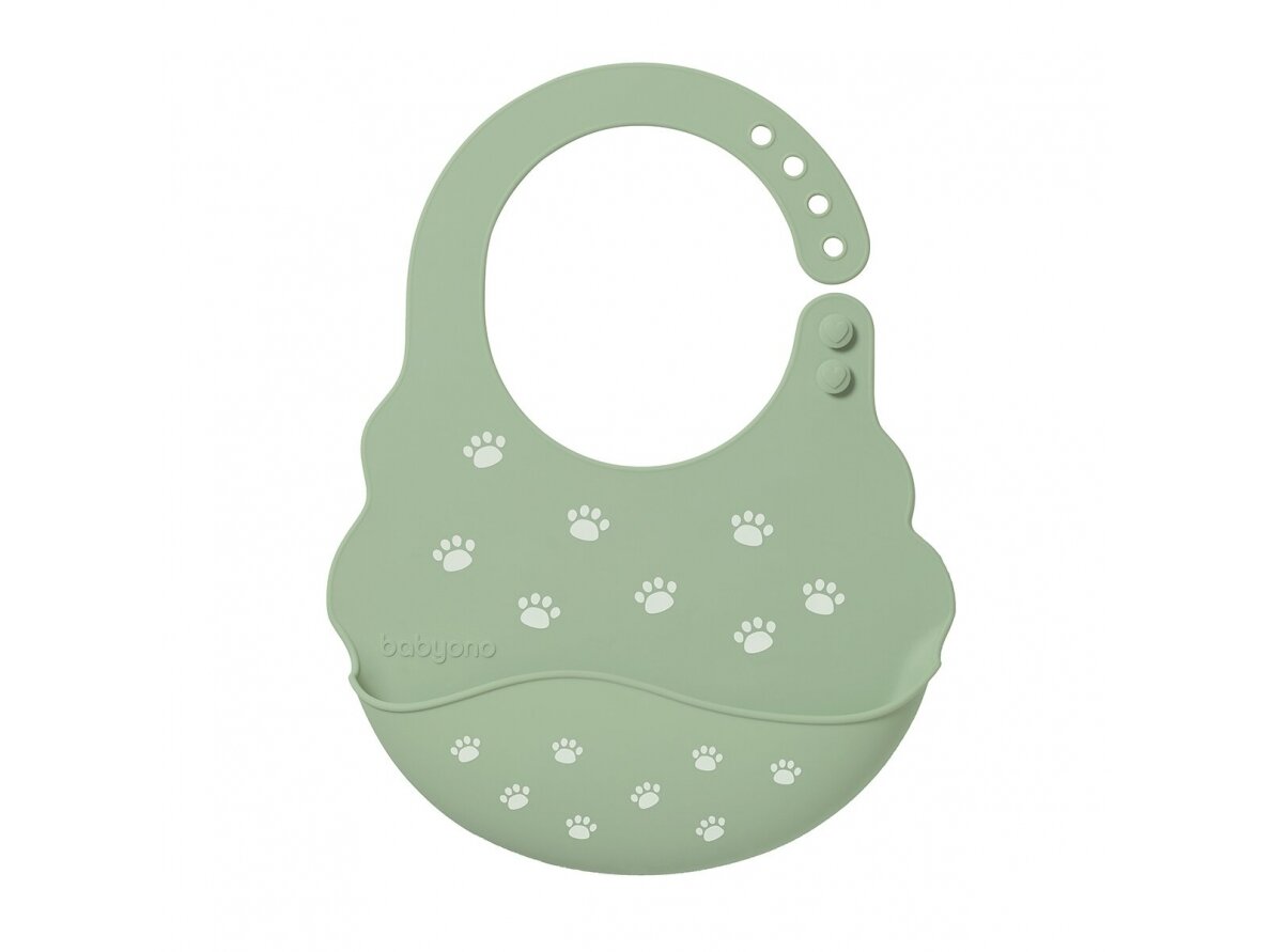 Silicone bib with adjustable clasp 829/06