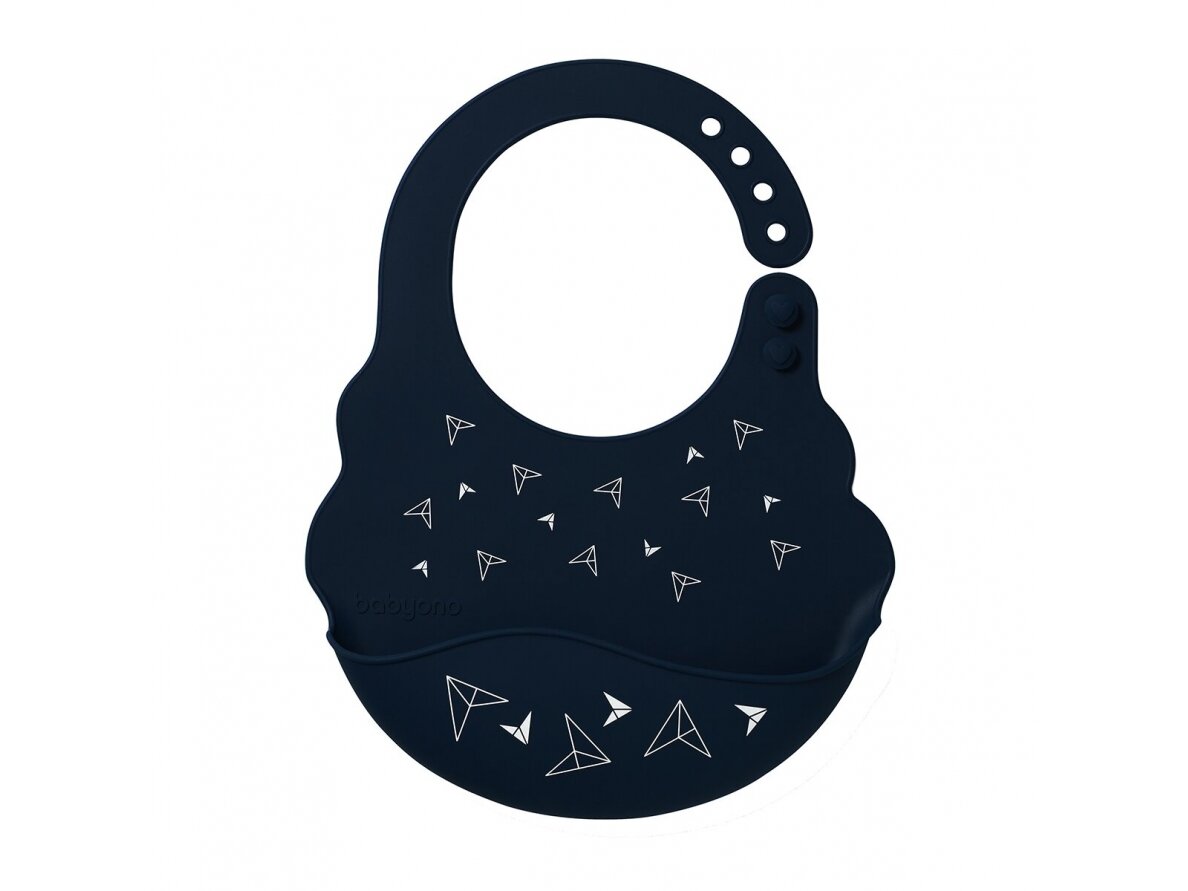 Silicone bib with adjustable clasp 829/07