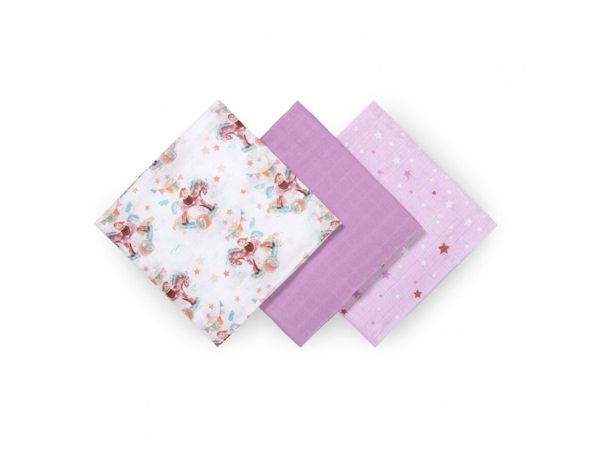 BabyOno bamboo diapers 3 pcs purple 397/11 1 BabyOno bamboo diapers 3 pcs purple 397/11 1