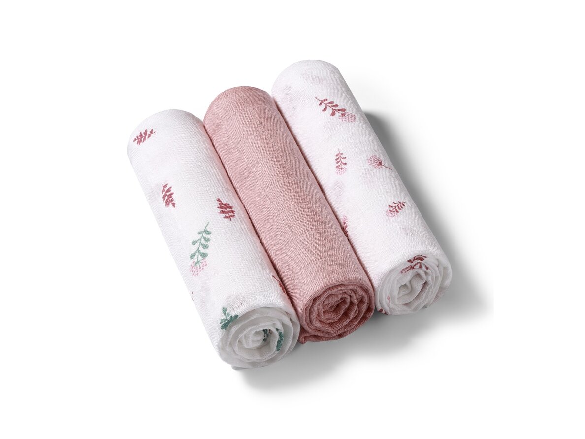 BabyOno muslin diapers pink 348/17