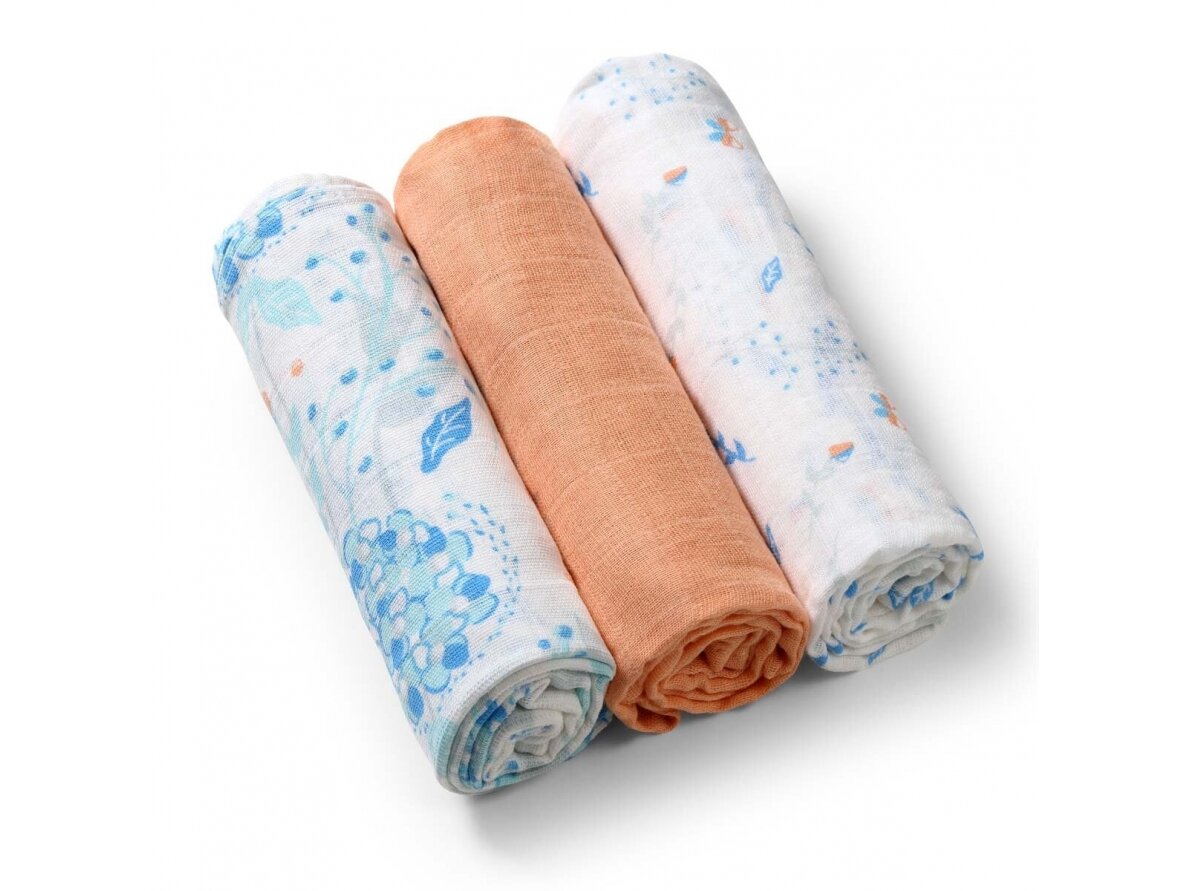 BabyOno muslin diapers, lorange, 348/07 1 BabyOno muslin diapers, lorange, 348/07 1