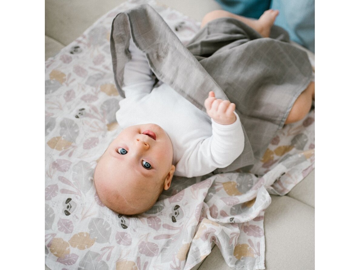 BabyOno muslin diapers grey 348/10 5 BabyOno muslin diapers grey 348/10 5