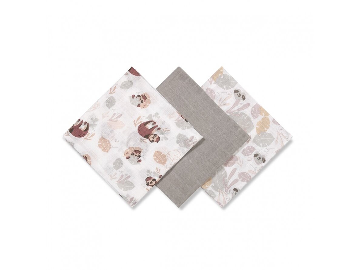 BabyOno muslin diapers grey 348/10 1 BabyOno muslin diapers grey 348/10 1