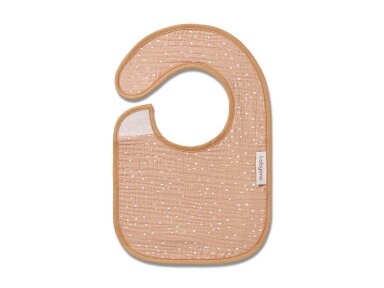 Babyono muslin bib brown 1725/01 Babyono muslin bib brown 1725/01