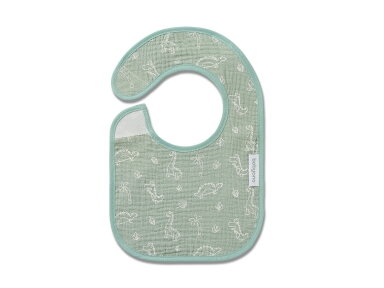 Babyono muslin bib green 1725/02 Babyono muslin bib green 1725/02