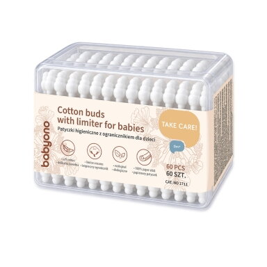 Babyono krapštukai ausims vaikiški saugus medvilniniai 60vnt 1711