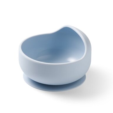 Babyono lėkštutė silikoninė neslystanti mėlyna 1481/01 Babyono lėkštutė silikoninė neslystanti mėlyna 1481/01