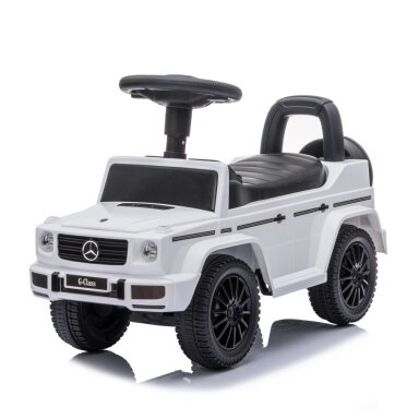 Babyono mašinėlė stumdoma G klasės Mercedes balta 1904 Babyono mašinėlė stumdoma G klasės Mercedes balta 1904