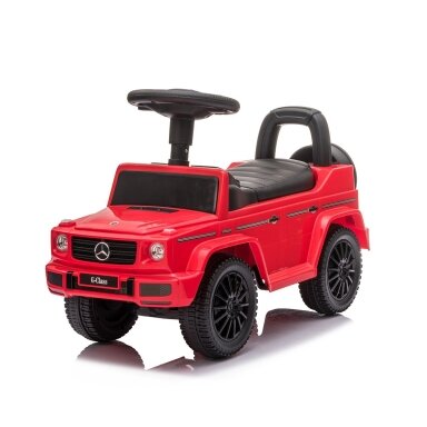 Babyono mašinėlė stumdoma G klasės Mercedes raudona 1904 Babyono mašinėlė stumdoma G klasės Mercedes raudona 1904