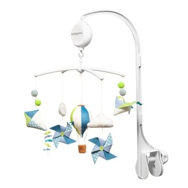 BabyOno muzikinė karuselė, oro balionai, 795 BabyOno muzikinė karuselė, oro balionai, 795