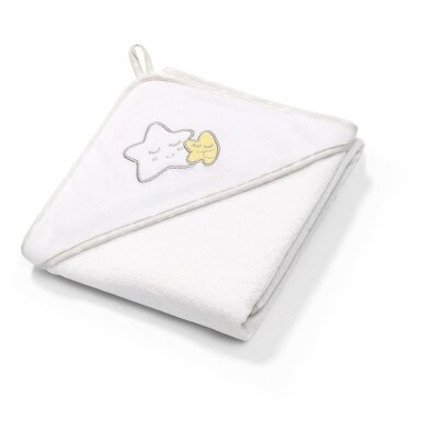 Babyono rankšluostis su gobtuvu 85x85 baltas 144/07 Babyono rankšluostis su gobtuvu 85x85 baltas 144/07
