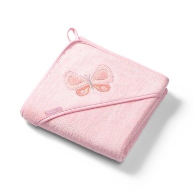 BabyOno rankšluostis su gobtuvu bambukinis 100x100 rožinis 346/04 BabyOno rankšluostis su gobtuvu bambukinis 100x100 rožinis 346/04