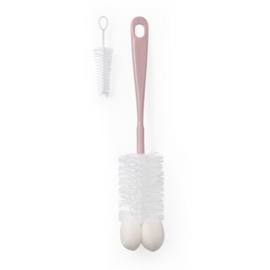 BabyOno šepetys buteliukų žindukų rožinis 720/05 BabyOno šepetys buteliukų žindukų rožinis 720/05