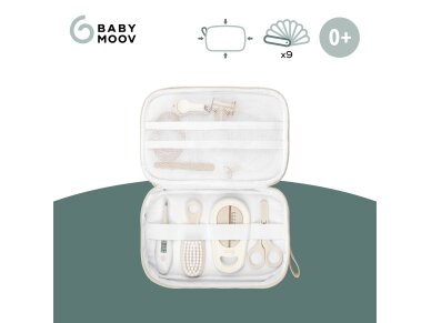 Babymoov Baby Grooming Set Sand - 9 accessories A032008 1 Babymoov Baby Grooming Set Sand - 9 accessories A032008 1