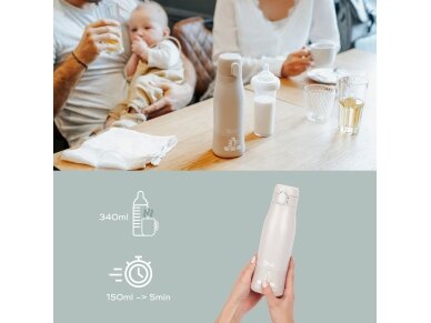 Babymoov Moov & Feed travel bottle warmer - Mineral Beige A002103 3 Babymoov Moov & Feed travel bottle warmer - Mineral Beige A002103 3