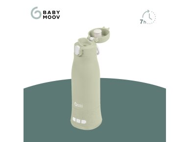 Babymoov Moov & Feed travel bottle warmer - Sage Green A002104 1 Babymoov Moov & Feed travel bottle warmer - Sage Green A002104 1