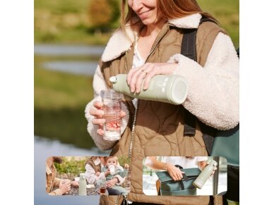 Babymoov Moov & Feed travel bottle warmer - Sage Green A002104 6 Babymoov Moov & Feed travel bottle warmer - Sage Green A002104 6