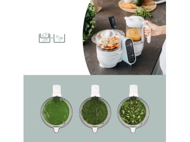 Babymoov Nutribaby + 6-in-1 multi-purpose baby food processor - Mineral Beige  A001135 2